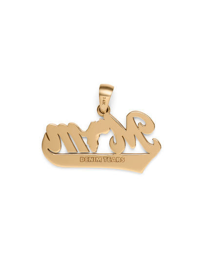 Denim Tears Mom Pendant Gold