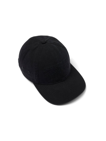 Denim Tears Mono ADG Stamp Cap Black