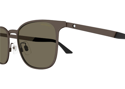 Mont Blanc Square Sunglasses Red-Brown Mb0331S-003