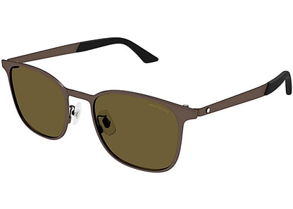 Mont Blanc Square Sunglasses Red-Brown (Mb0331S-003)