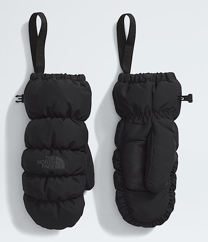 The North Face Montana Puffer Mitts White Dune TNF Black Sumac Mocha Brown Slate Moss/Ripstop