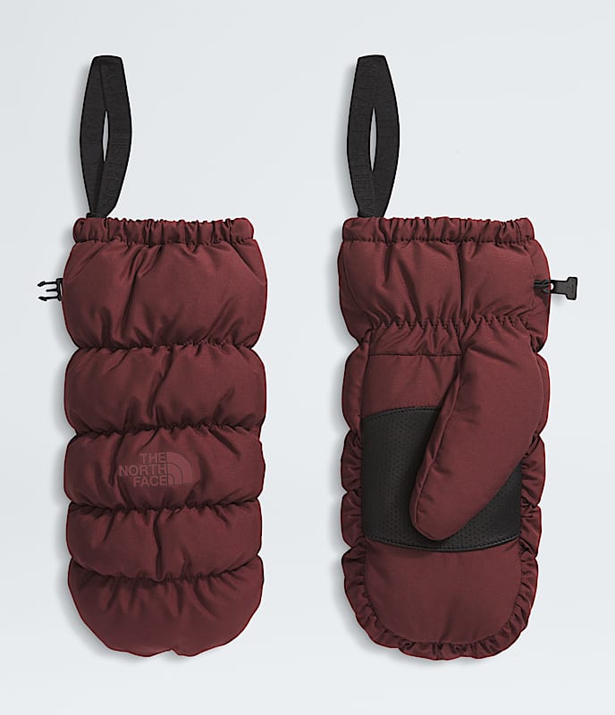 The North Face Montana Puffer Mitts White Dune TNF Black Sumac Mocha Brown Slate Moss/Ripstop
