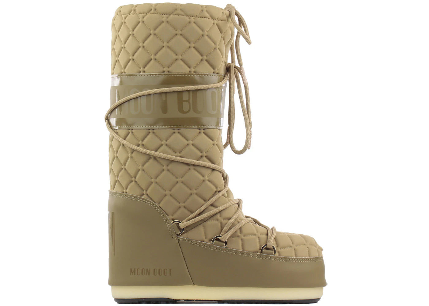 Moon Boot Icon Quilt Boot Cappucino