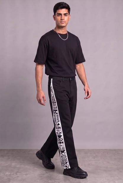 DAY TO NIGHT DENIM BLACK MEN'S PANTS [50/50 LIMITED EDITION]