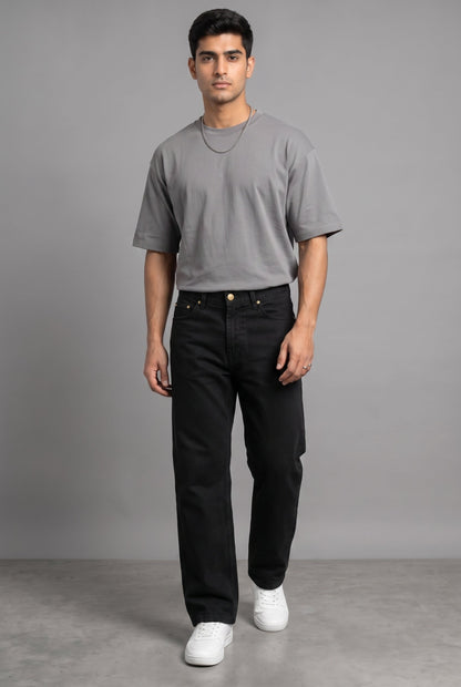 CLASSIC BLACK DENIM MEN'S JEANS
