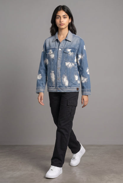 BLUE CLOUD DENIM WOMEN'S JACKET