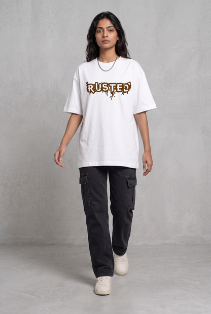 GRENADE WHITE WOMEN’S OVERSIZED T-SHIRT