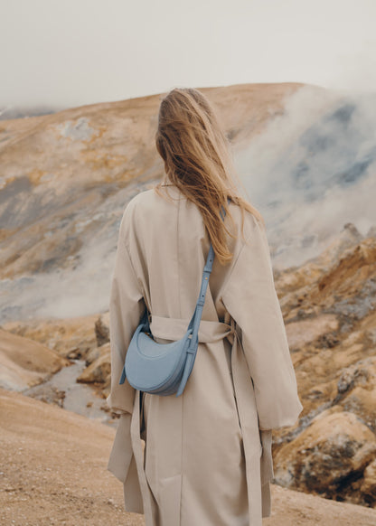 Polene Numero Dix Crocodile Nubuck Polar