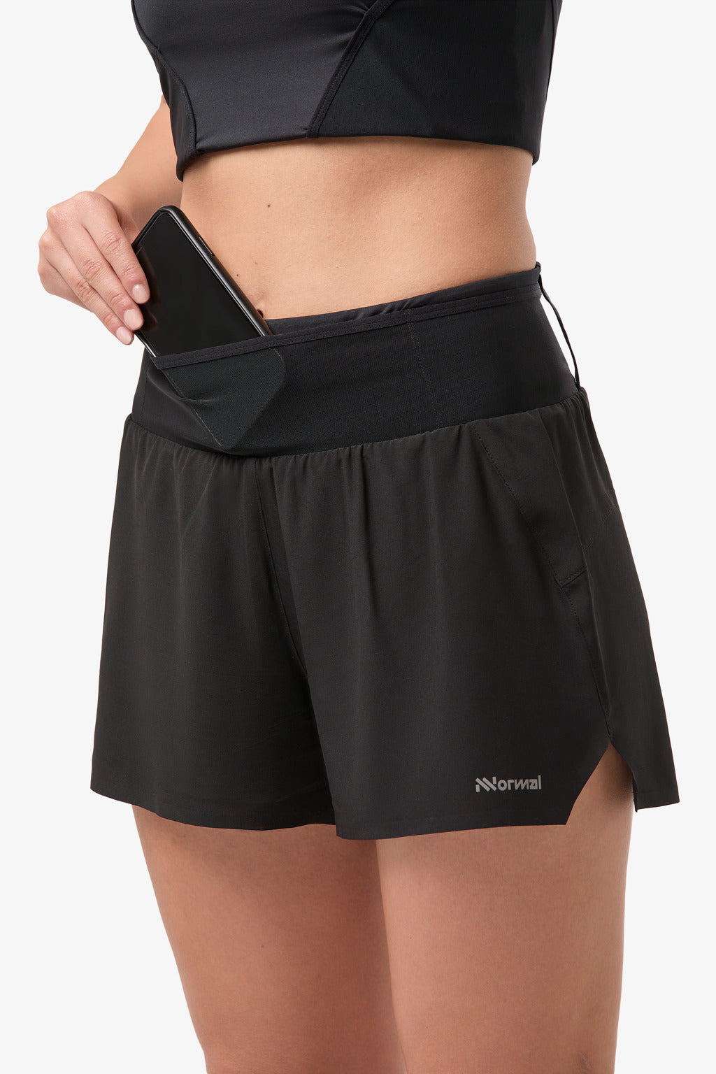 NNormal Race Shorts W Black