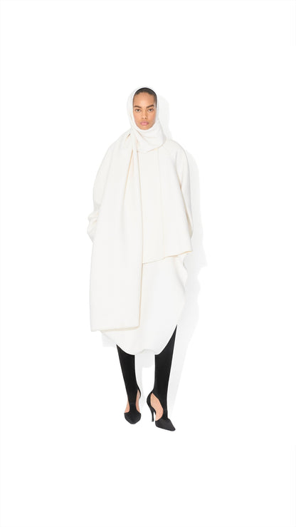 Alaïa Wool Scarf Coat