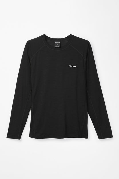 NNormal Men's Merino Long Sleeve T-Shirt Black