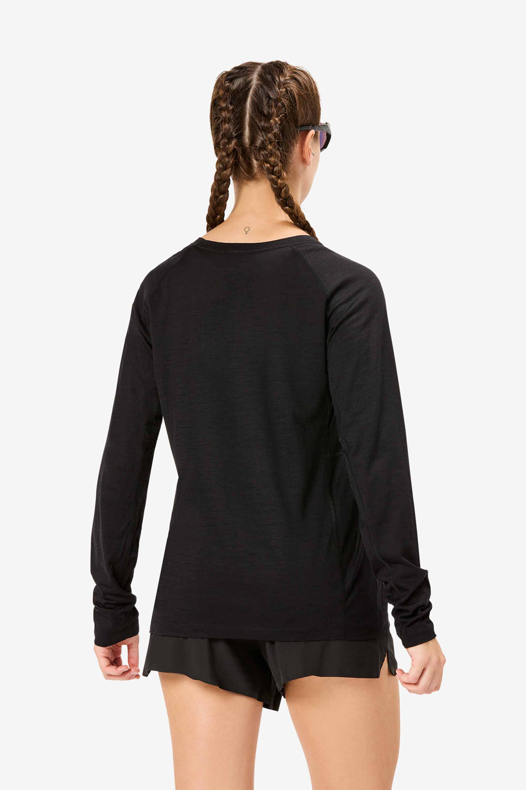 NNormal Women's Merino Long Sleeve T-Shirt Black