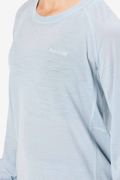NNormal Women's Merino Long Sleeve T-Shirt Blue