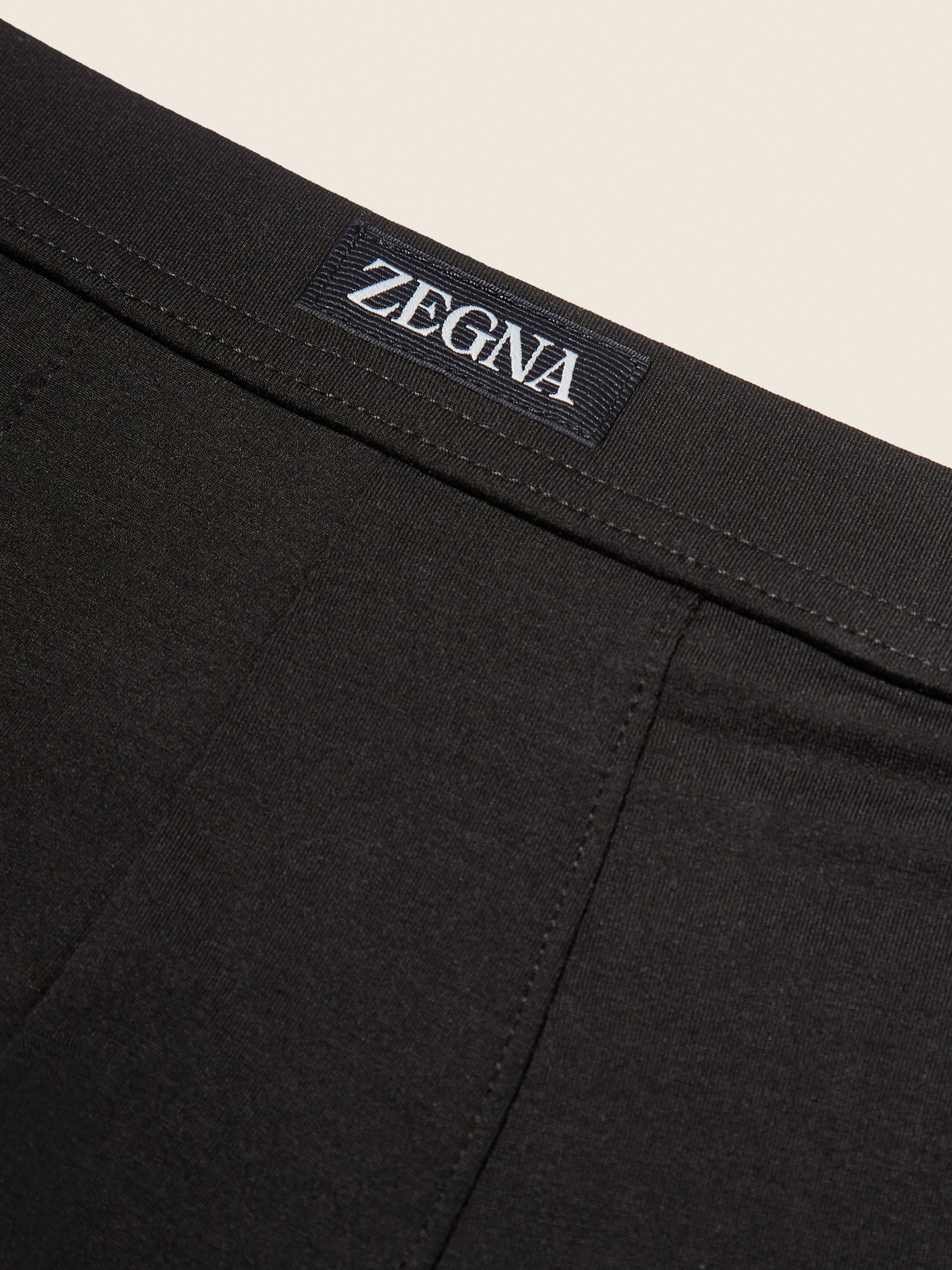 Zegna Black Stretch Modal Trunks