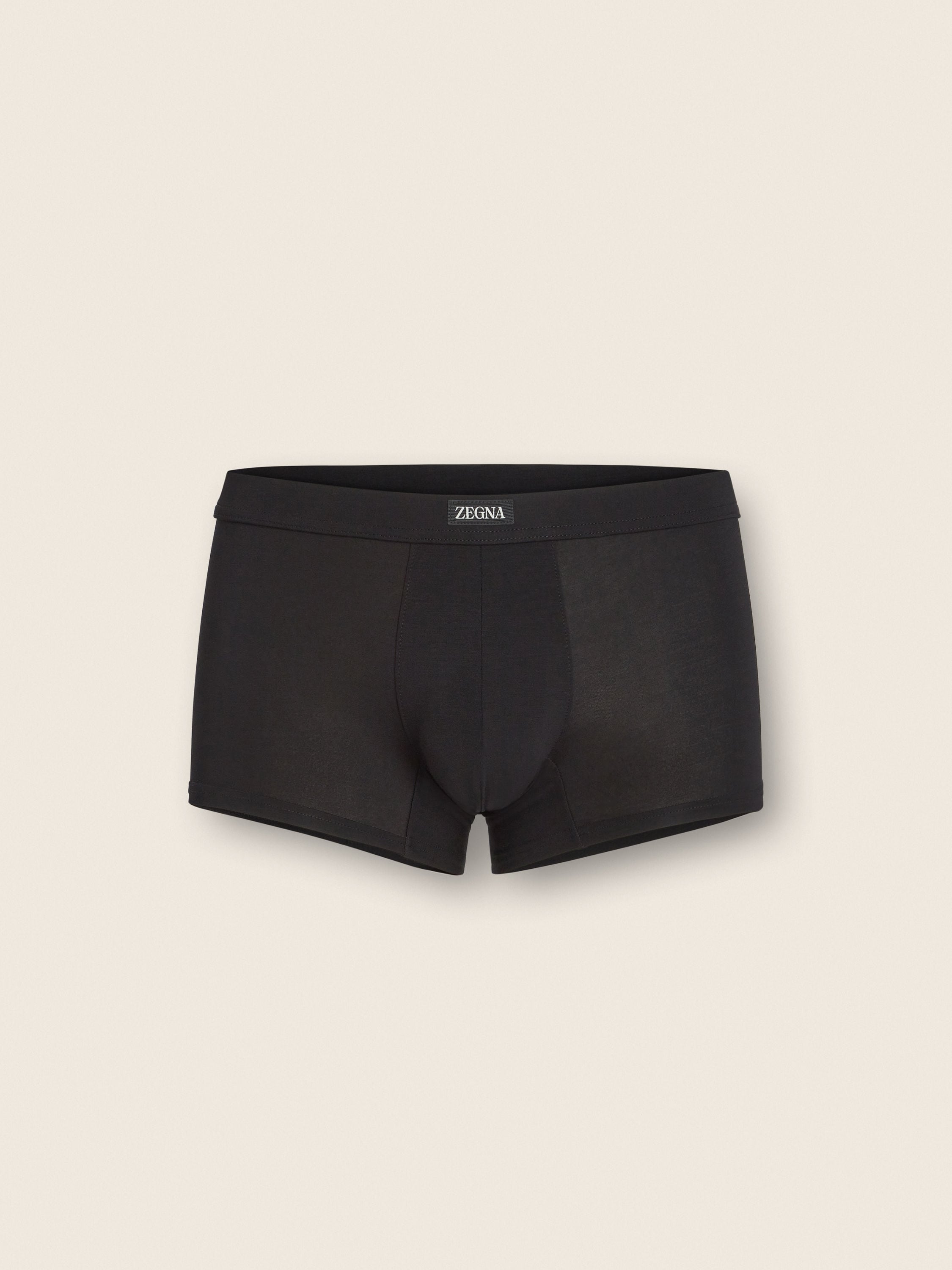 Zegna Black Stretch Modal Trunks