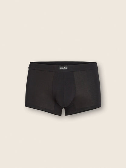 Zegna Black Stretch Modal Trunks