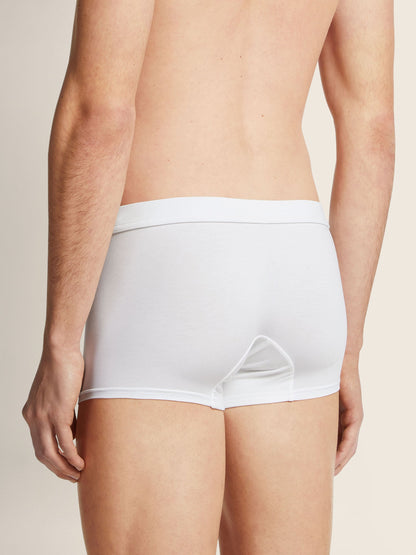 Zegna White Stretch Modal Trunks