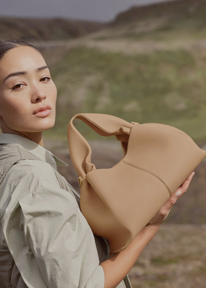 Polene Numero Neuf Textured Beige