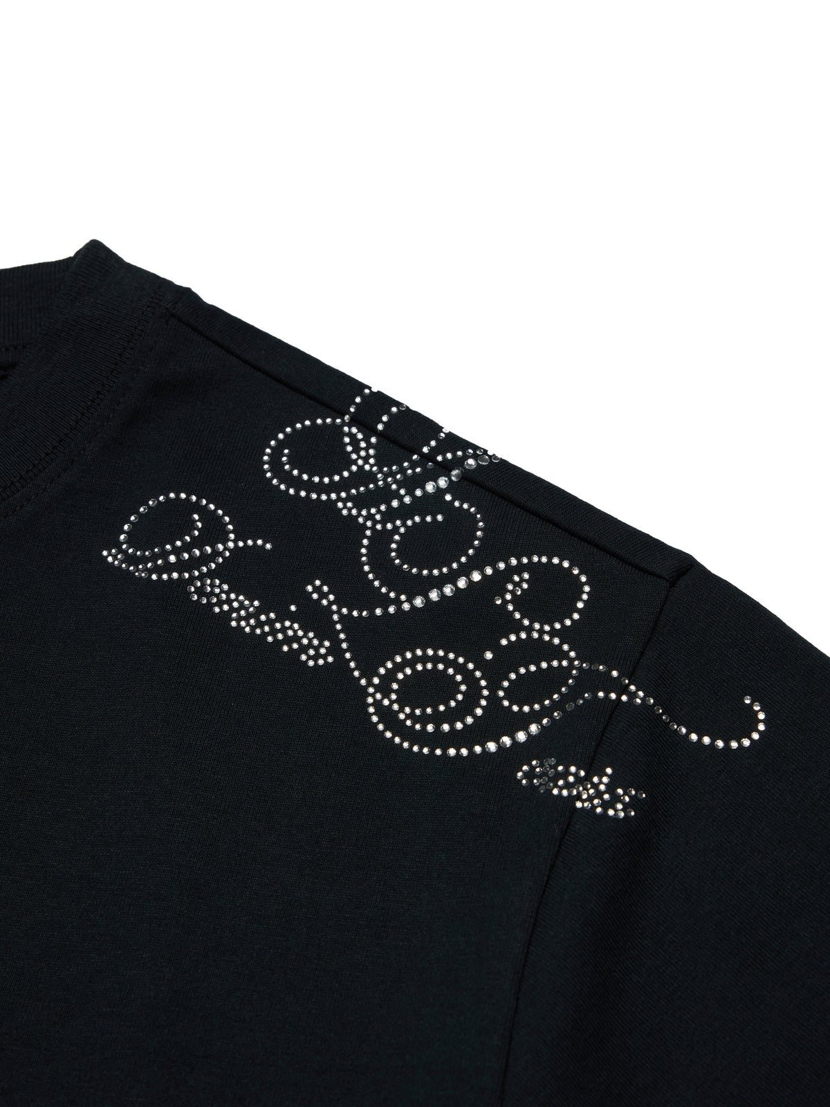 Denim Tears Naacp André Leon Talley Rhinestone Tee Black