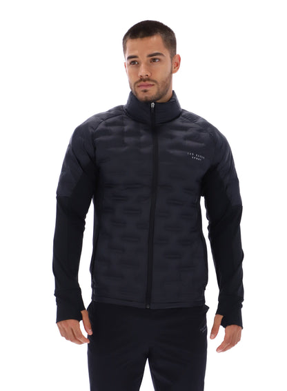 Ted Baker Nathan Padded Hybrid Zipup Running Jacket