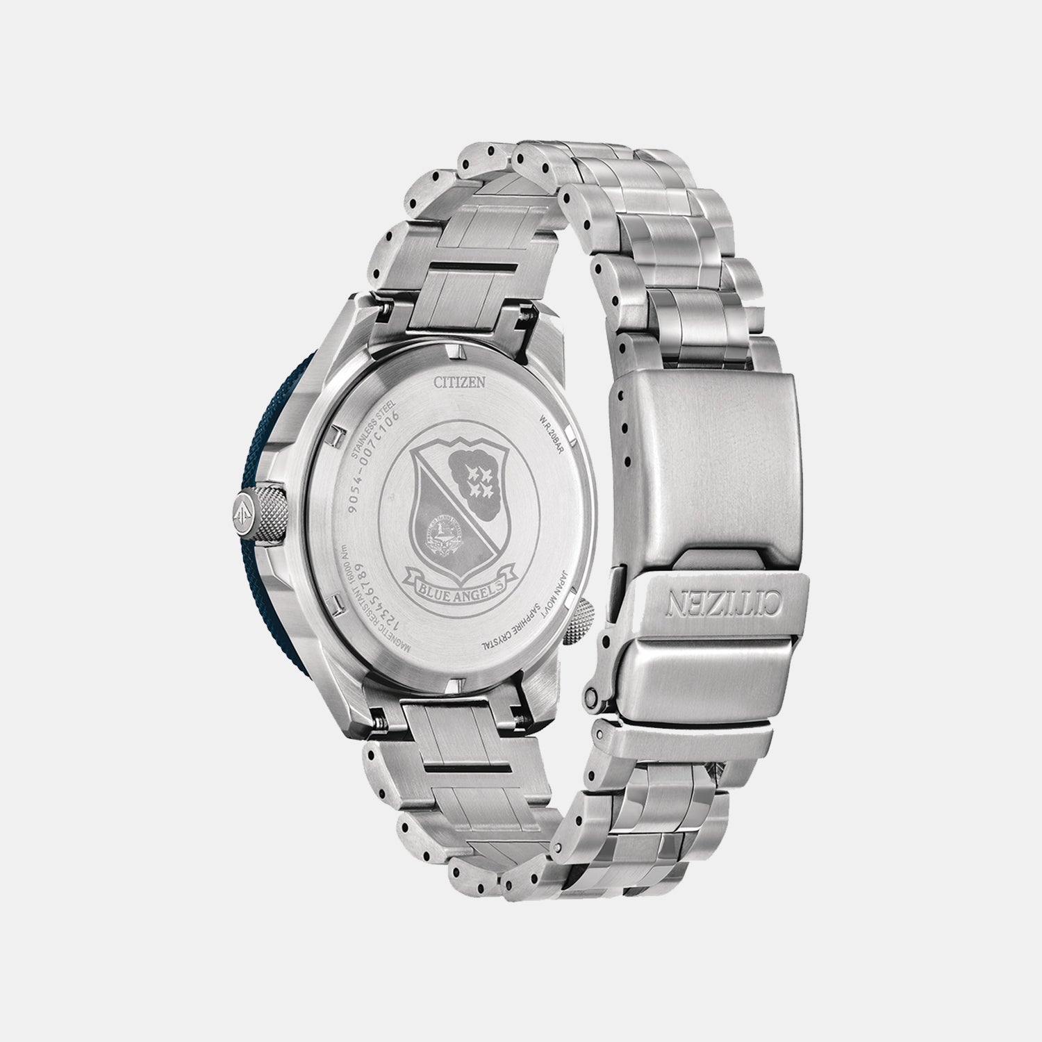 Citizen Promaster Air Angels Edition Men Automatic Blue Dial Analog Stainless Steel Watch Nb6044-54L