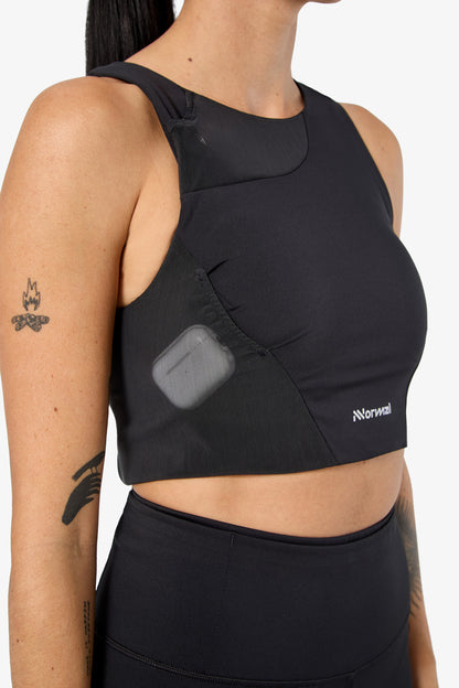 NNormal Trail Crop Top 02 W Black