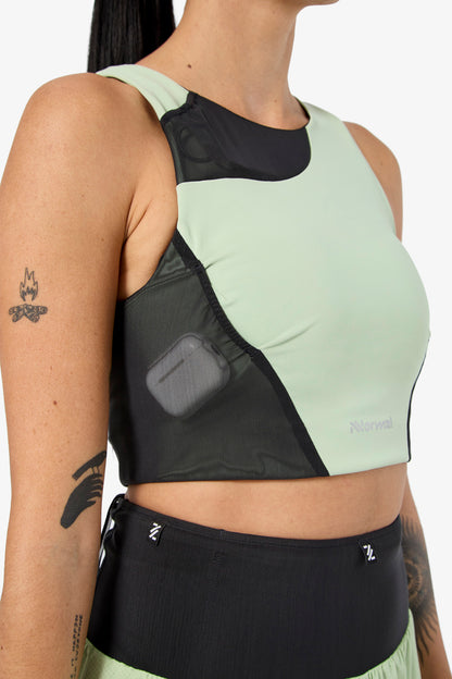 NNormal Trail Crop Top 02 W Green