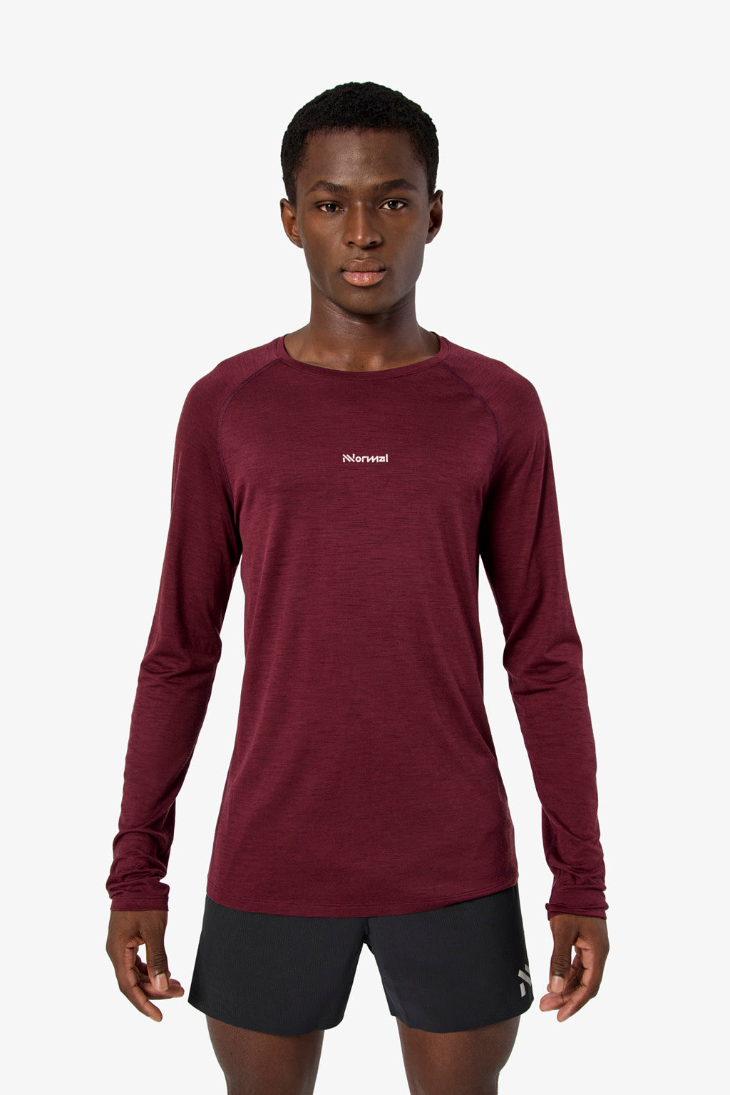 NNormal Merino Long Sleeve 02 Burgundy