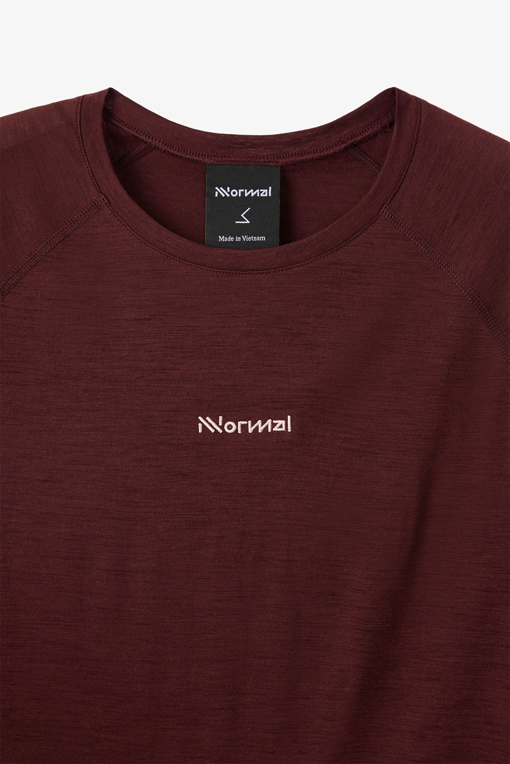 NNormal Merino Long Sleeve 02 W Burgundy