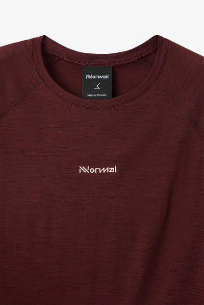 NNormal Merino Long Sleeve 02 W Burgundy