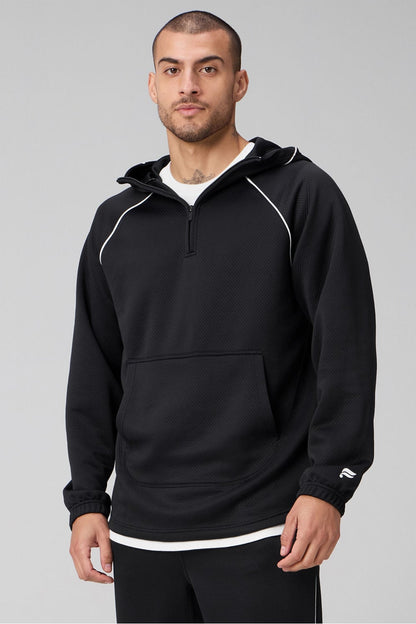 Fabletics The GridTech Quarter Zip Hoodie
