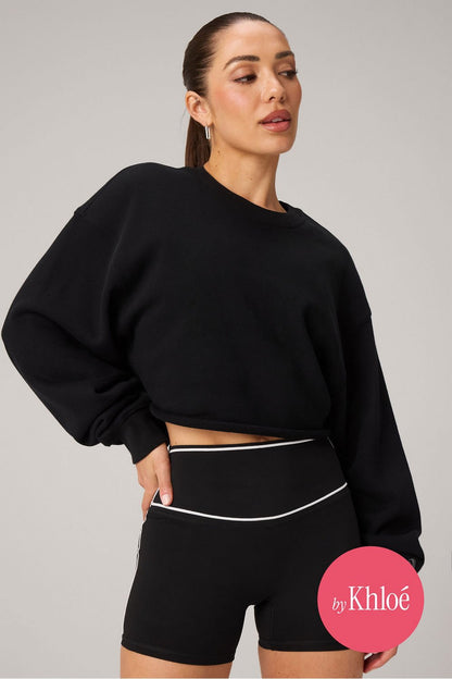 Fabletics Heavy Terry Cropped Pullover