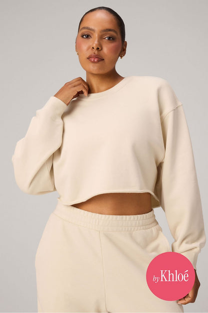 Fabletics Heavy Terry Cropped Pullover