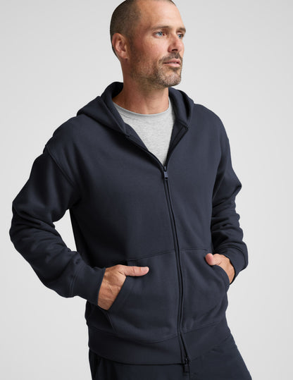 Beyond Yoga LuxeFleece Mens Full Zip Hoodie
