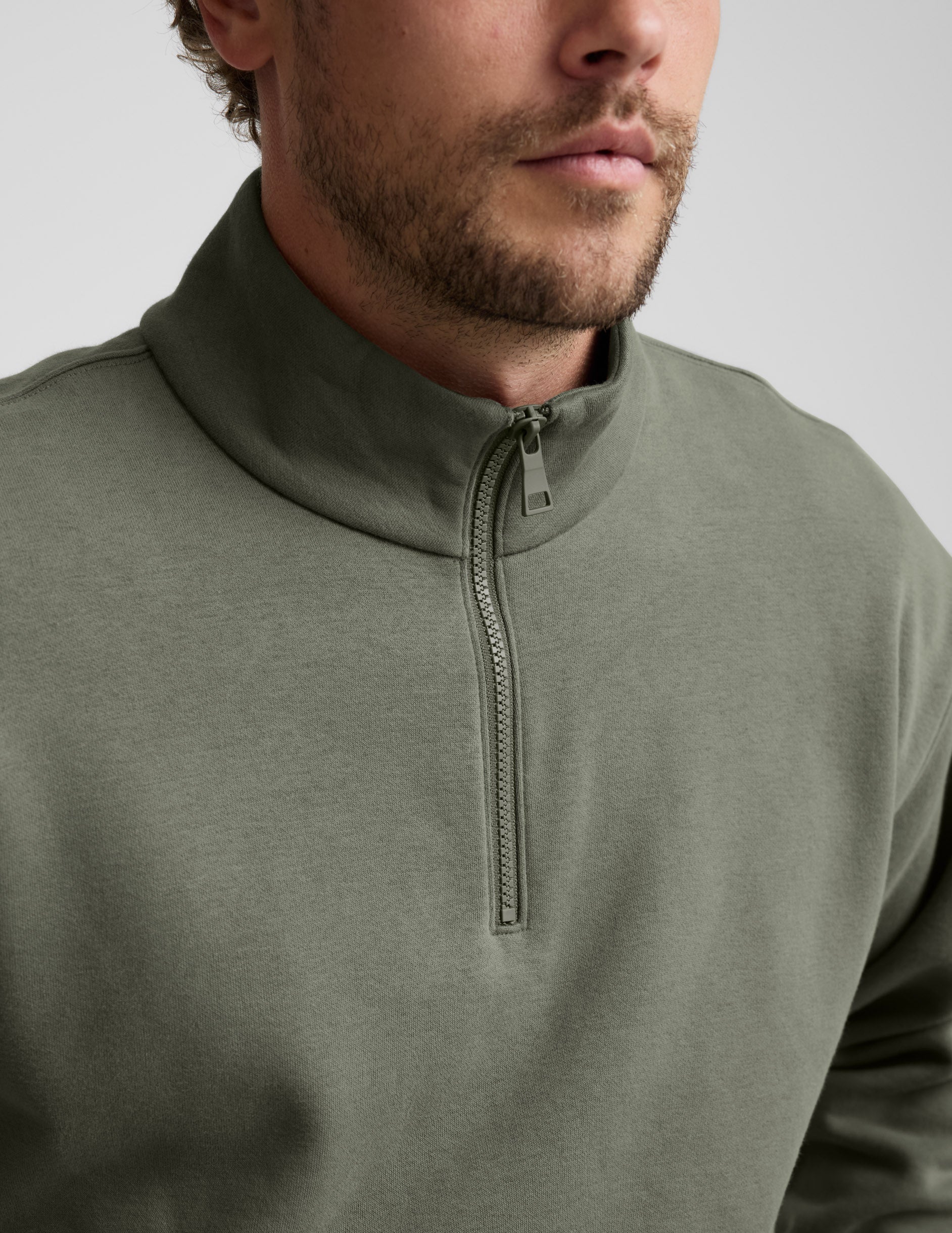 Beyond Yoga LuxeFleece Mens Half Zip Pullover