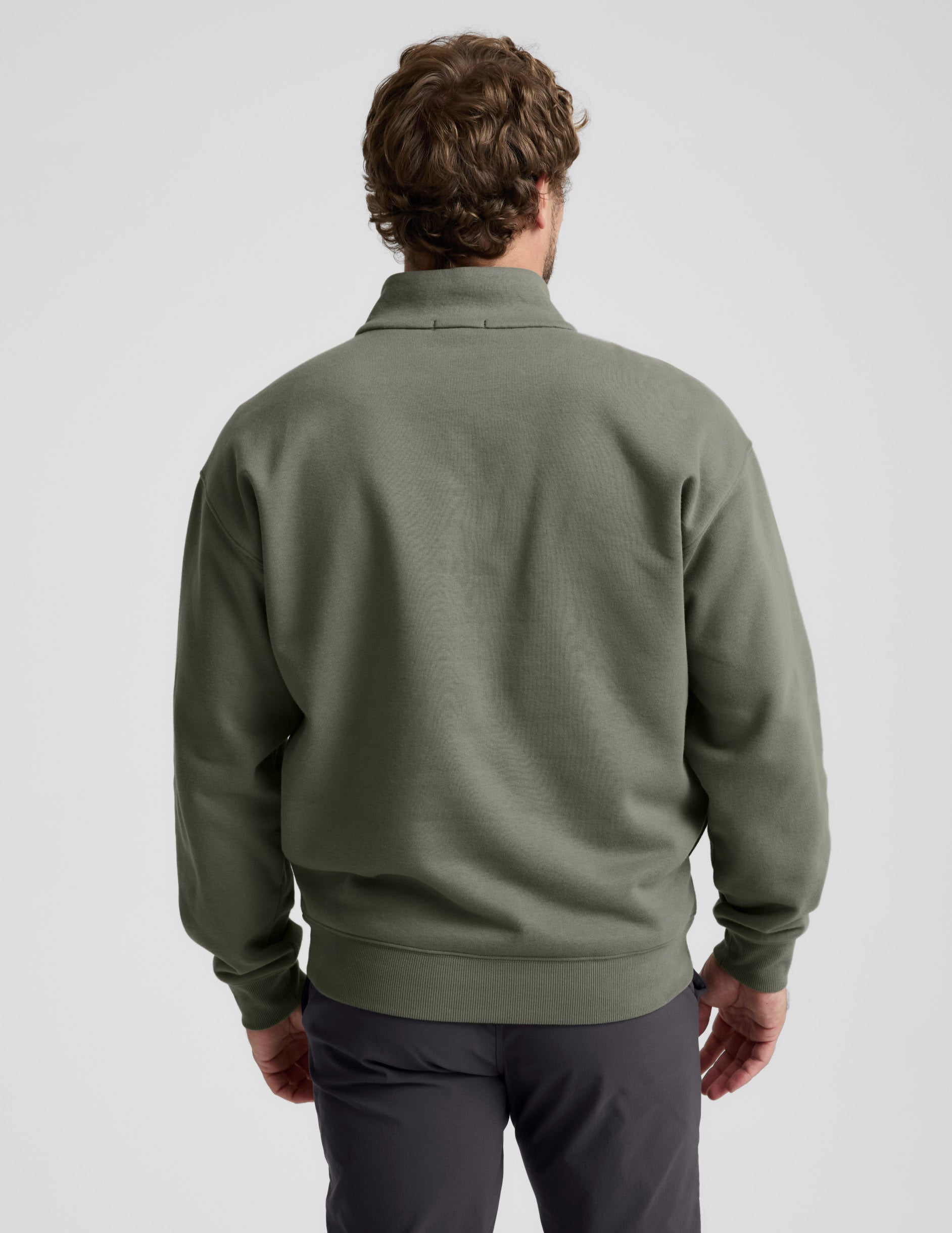 Beyond Yoga LuxeFleece Mens Half Zip Pullover