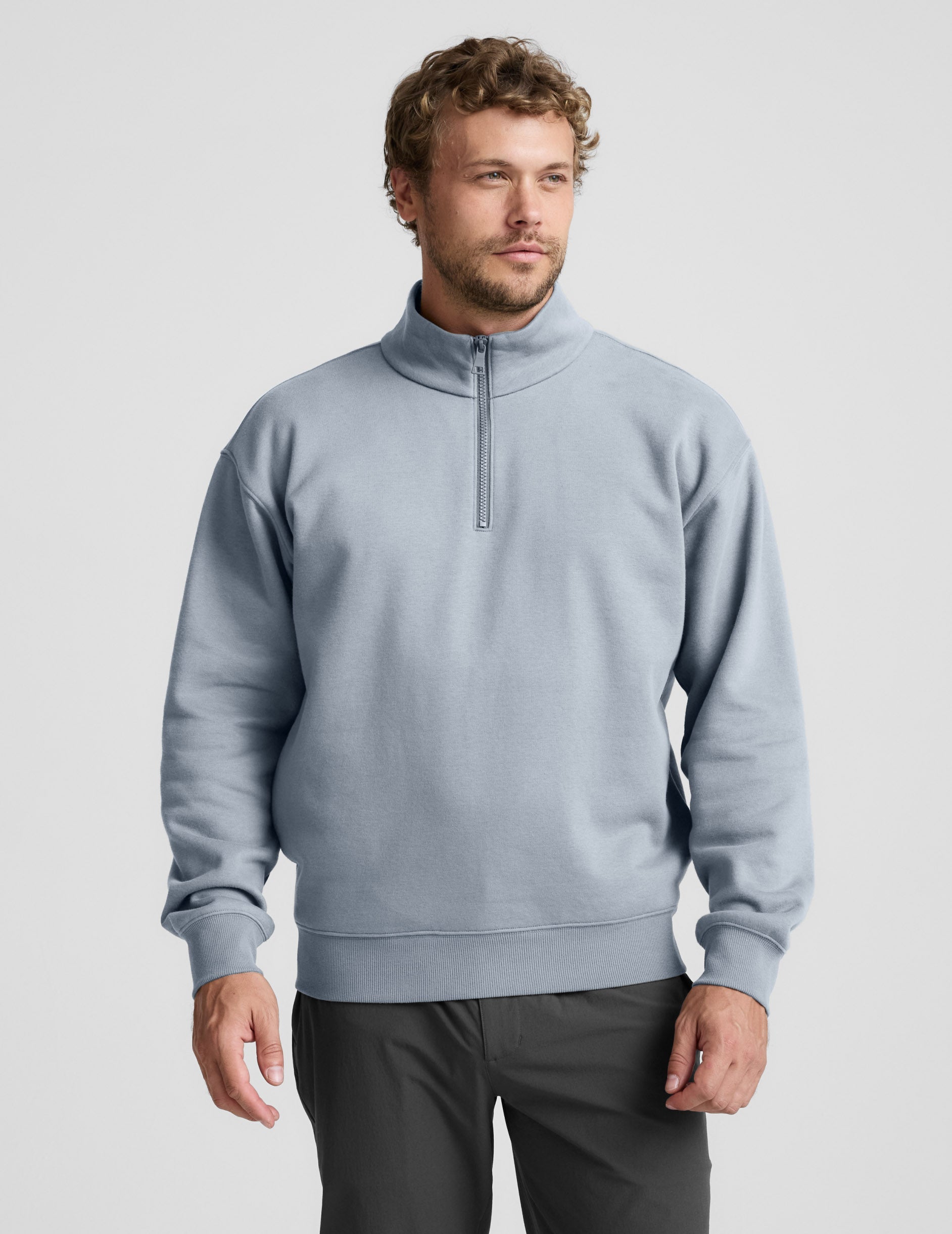 Beyond Yoga LuxeFleece Mens Half Zip Pullover