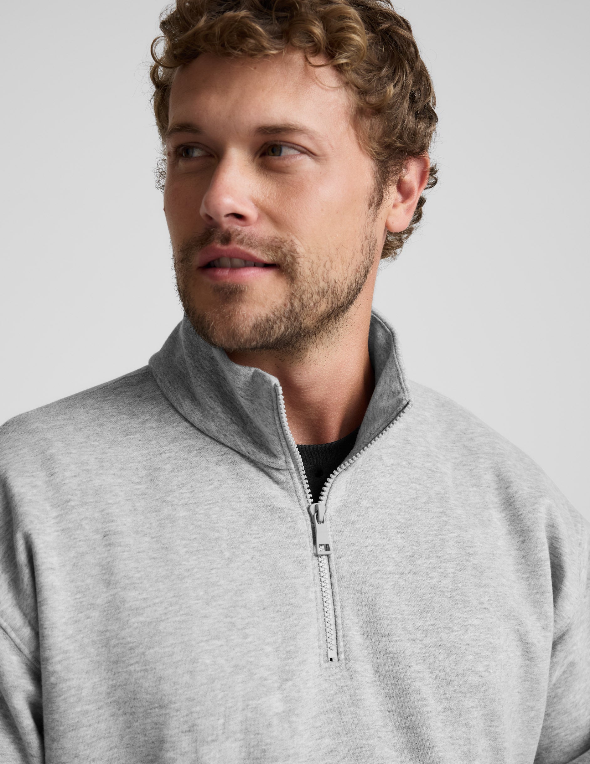 Beyond Yoga LuxeFleece Mens Half Zip Pullover