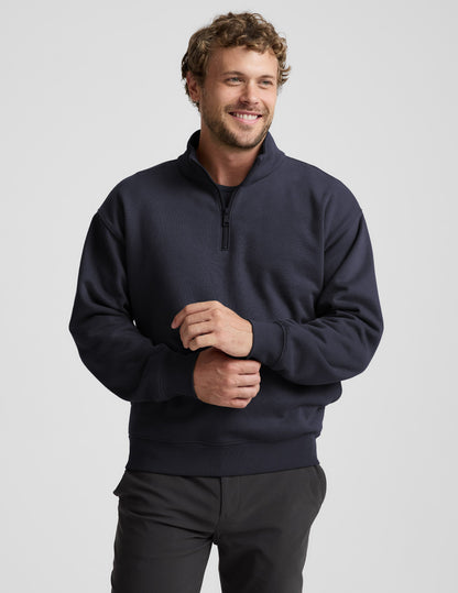 Beyond Yoga LuxeFleece Mens Half Zip Pullover