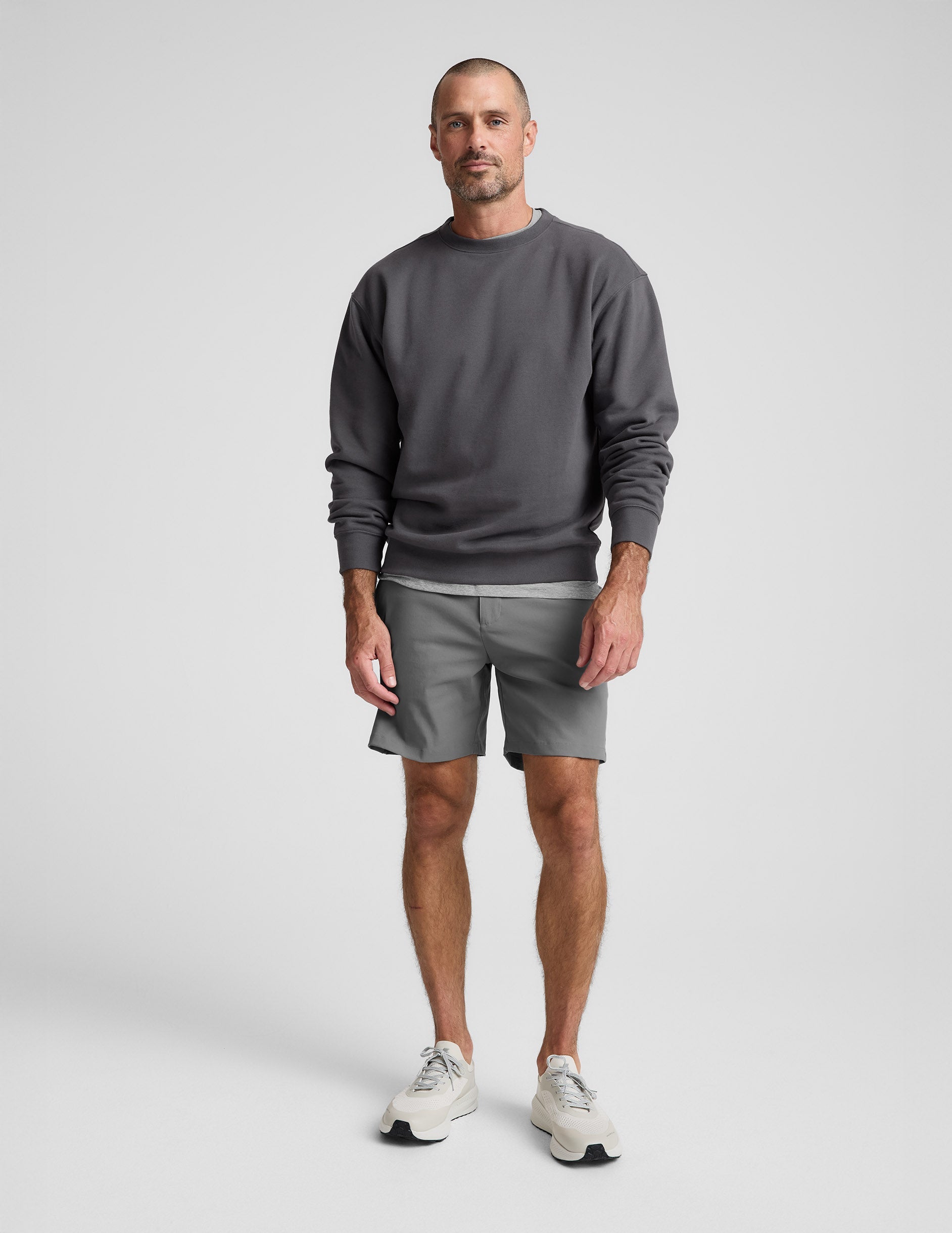 Beyond Yoga LuxeFleece Mens Crewneck Pullover