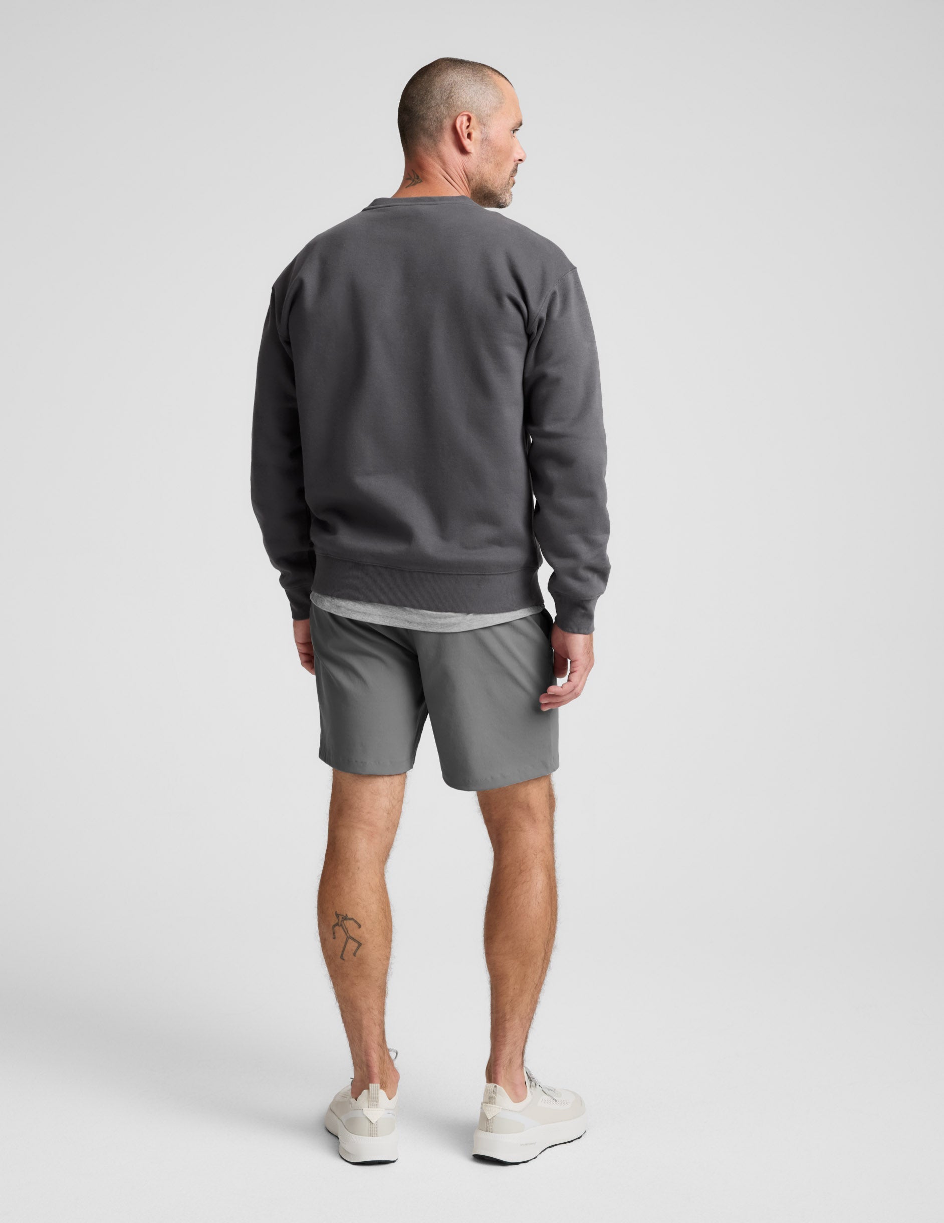 Beyond Yoga LuxeFleece Mens Crewneck Pullover