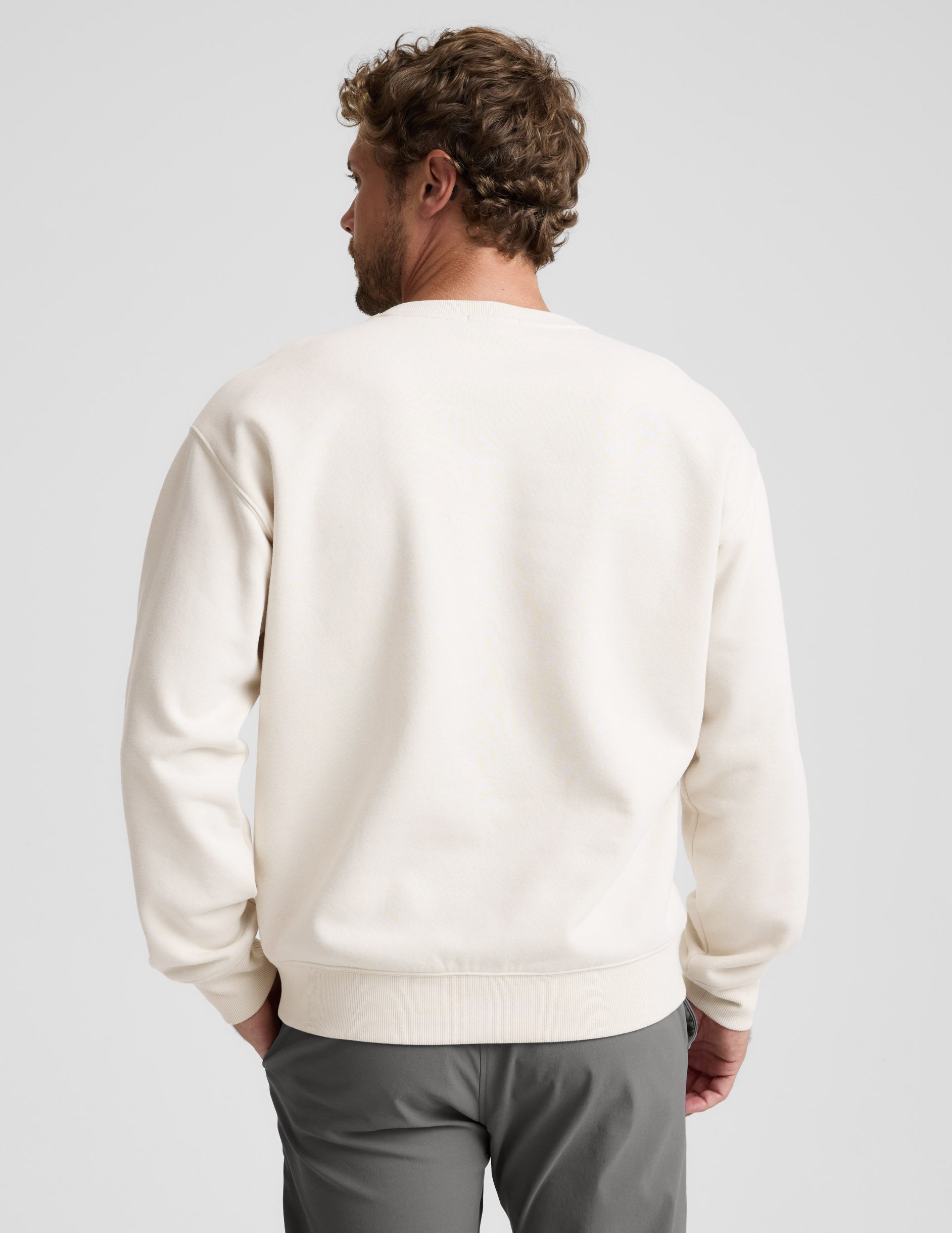 Beyond Yoga LuxeFleece Mens Crewneck Pullover
