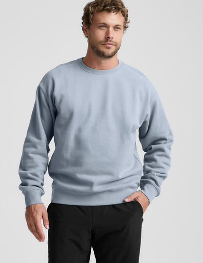 Beyond Yoga LuxeFleece Mens Crewneck Pullover