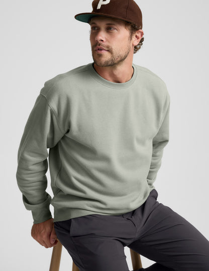 Beyond Yoga LuxeFleece Mens Crewneck Pullover