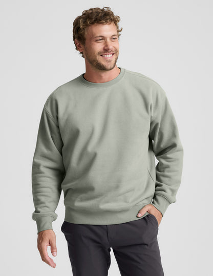 Beyond Yoga LuxeFleece Mens Crewneck Pullover