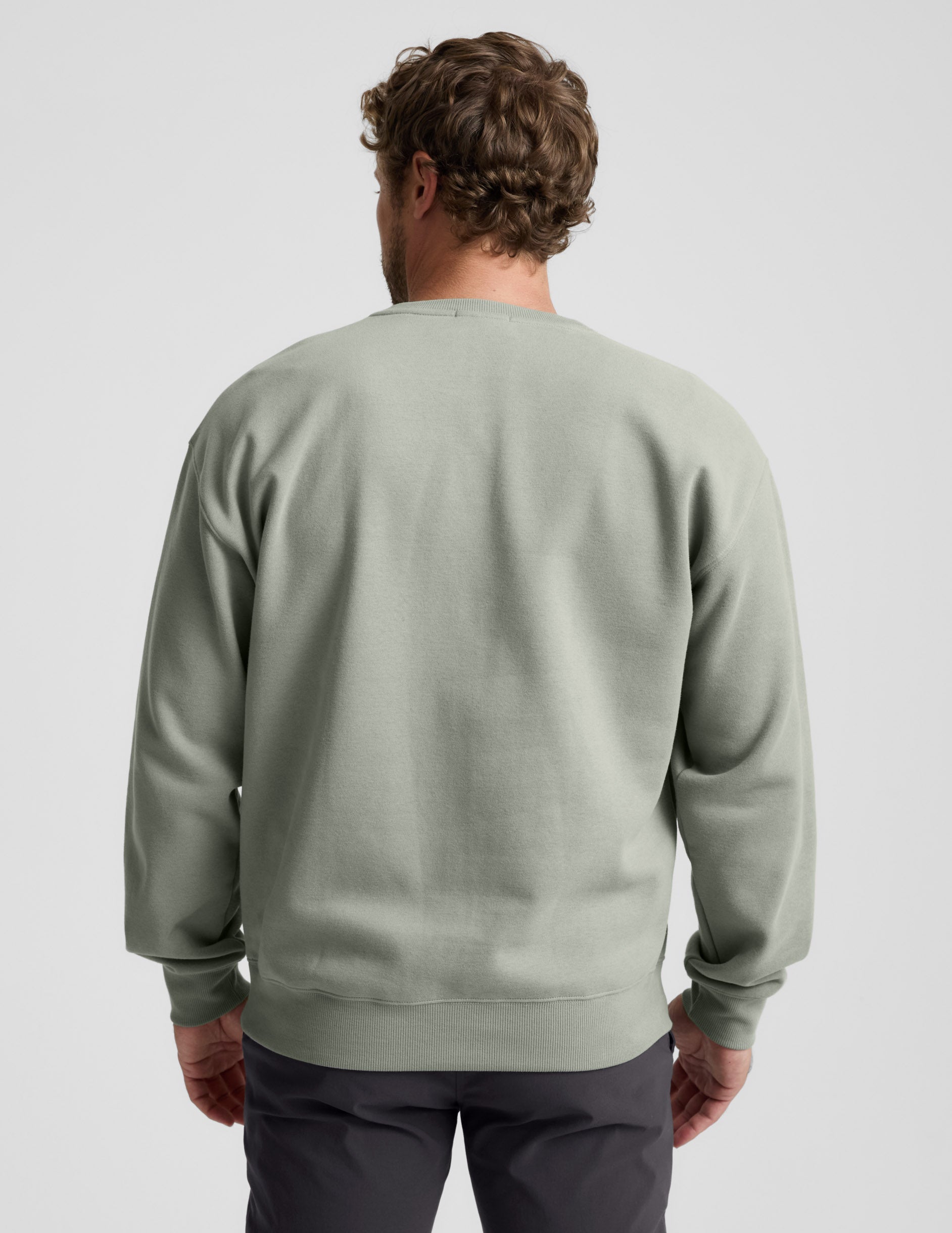 Beyond Yoga LuxeFleece Mens Crewneck Pullover