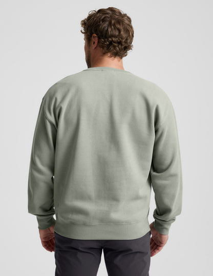 Beyond Yoga LuxeFleece Mens Crewneck Pullover