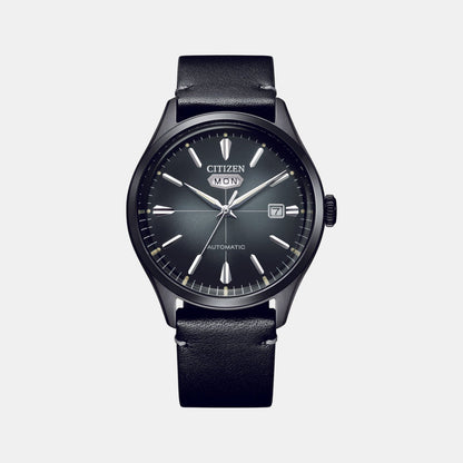 Citizen Men Automatic Black Dial Analog Leather Watch Nh8395-00E