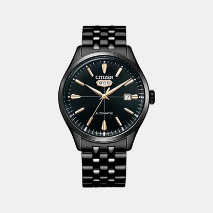 Citizen Mechanical Men Automatic Black Dial Analog Stainless Steel Nh8395-77E