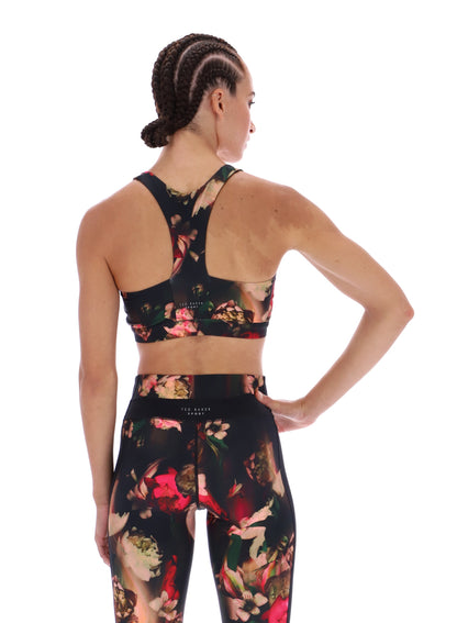 Ted Baker Nici Floral Print Seamless Sports Bra Women's